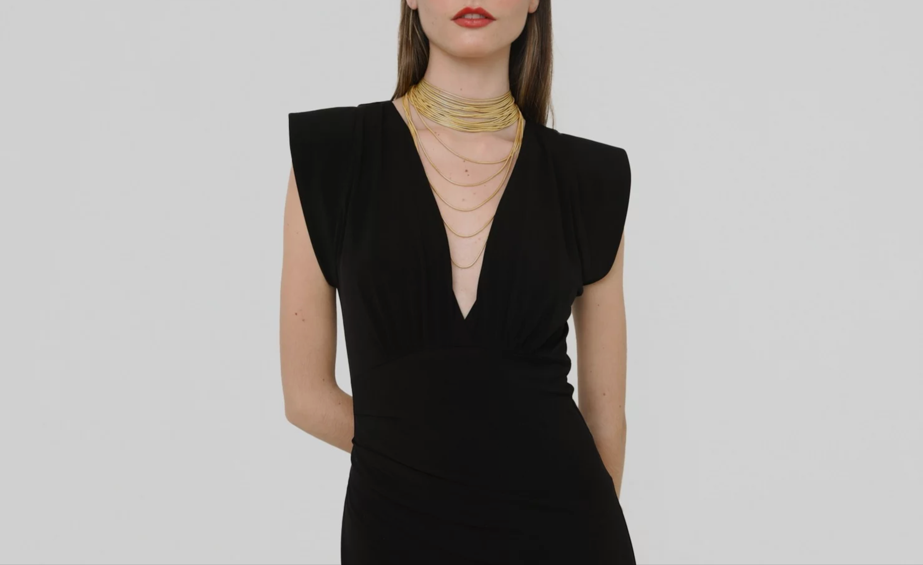 VESTIDO NEGRO ELEGANTE